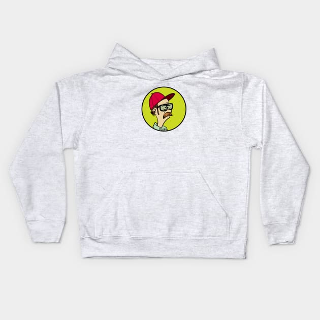 Johnny Kids Hoodie by brightredrocket